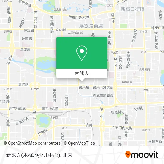 新东方(木樨地少儿中心)地图