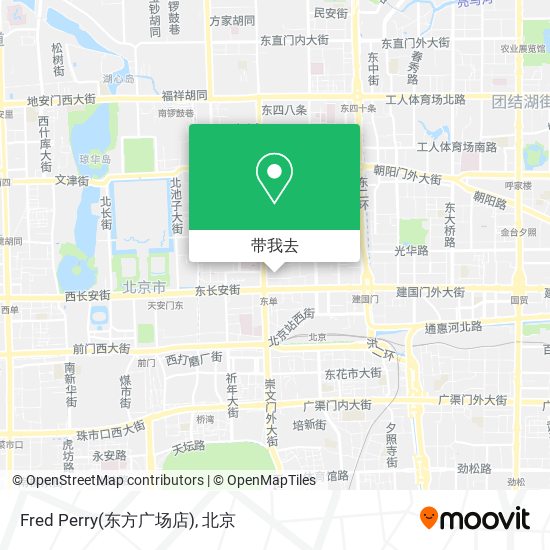 Fred Perry(东方广场店)地图