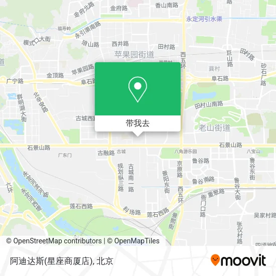 阿迪达斯(星座商厦店)地图