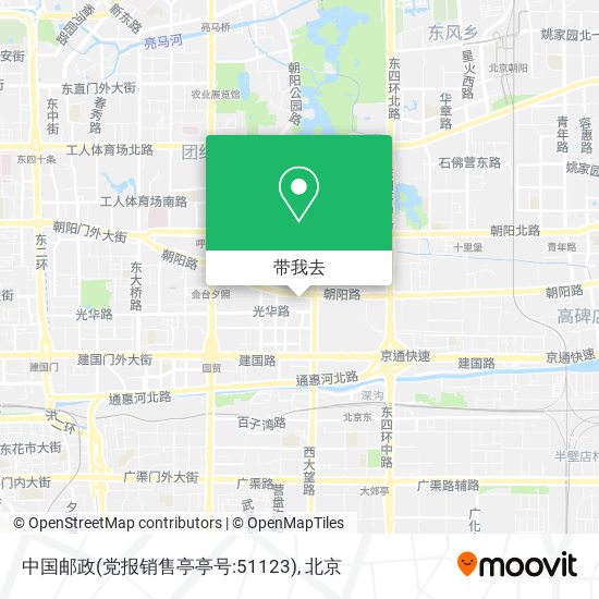 中国邮政(党报销售亭亭号:51123)地图