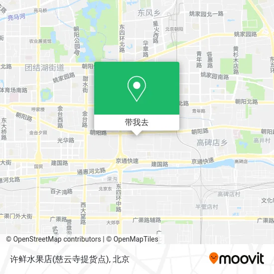 许鲜水果店(慈云寺提货点)地图