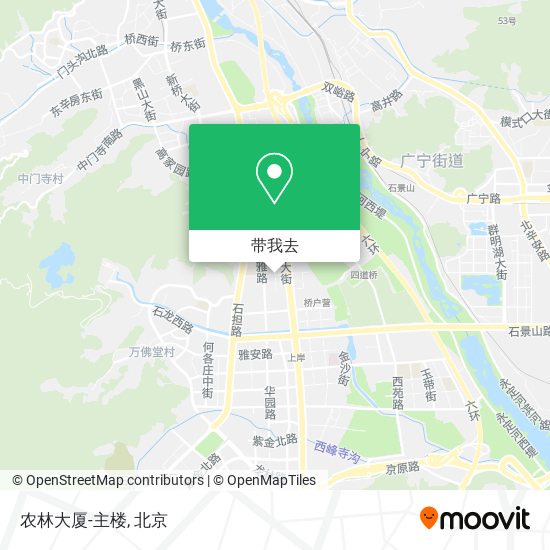 农林大厦-主楼地图
