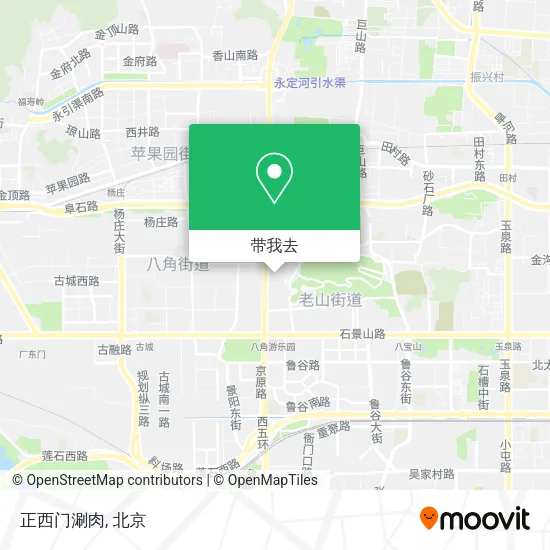 正西门涮肉地图