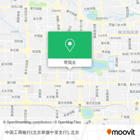 中国工商银行(北京翠微中里支行)地图