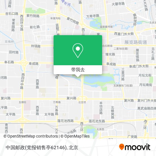 中国邮政(党报销售亭62146)地图