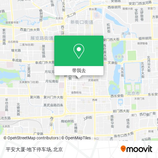 平安大厦-地下停车场地图