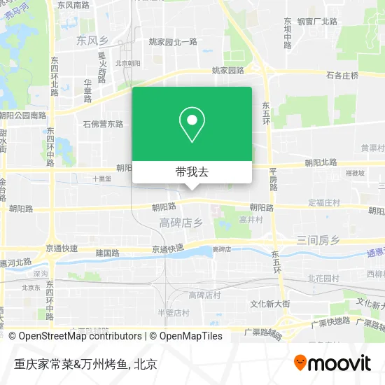 重庆家常菜&万州烤鱼地图