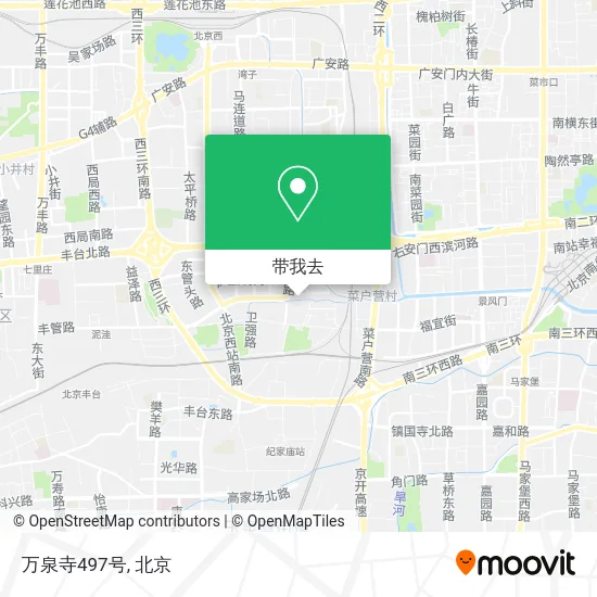 万泉寺497号地图