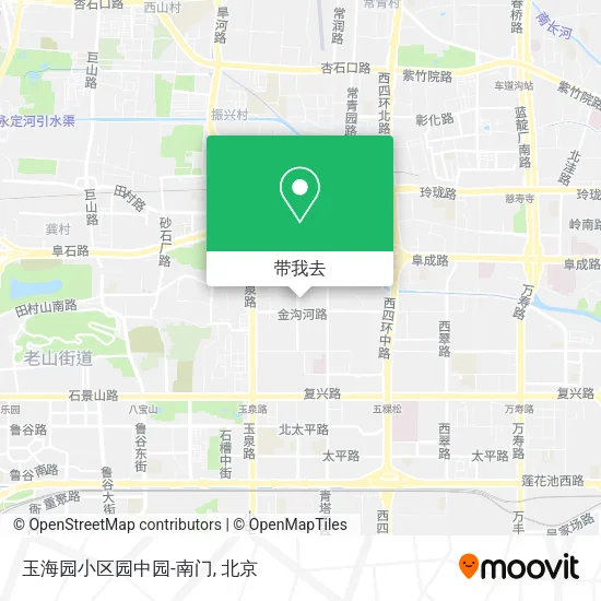 玉海园小区园中园-南门地图