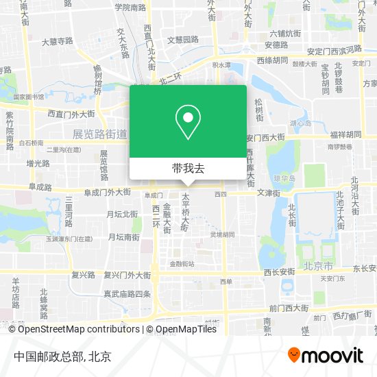 中国邮政总部地图