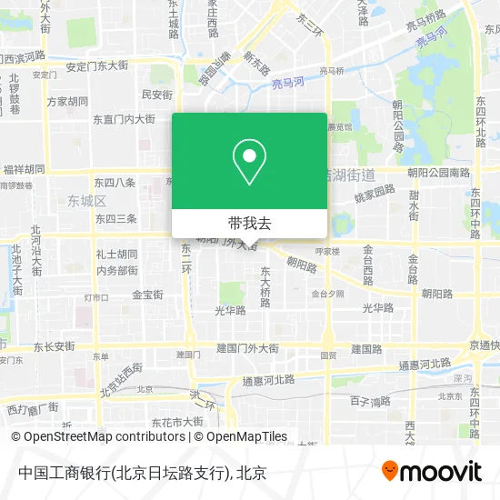 中国工商银行(北京日坛路支行)地图