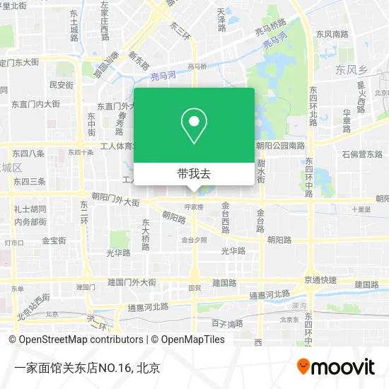 一家面馆关东店NO.16地图