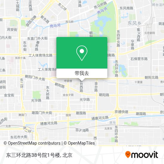 东三环北路38号院1号楼地图