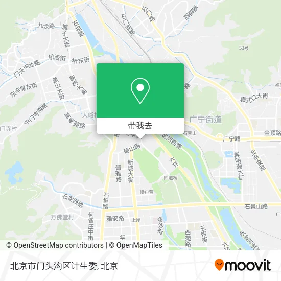 北京市门头沟区计生委地图