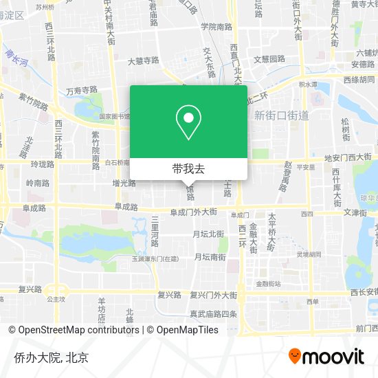 侨办大院地图