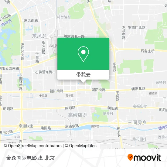 金逸国际电影城地图