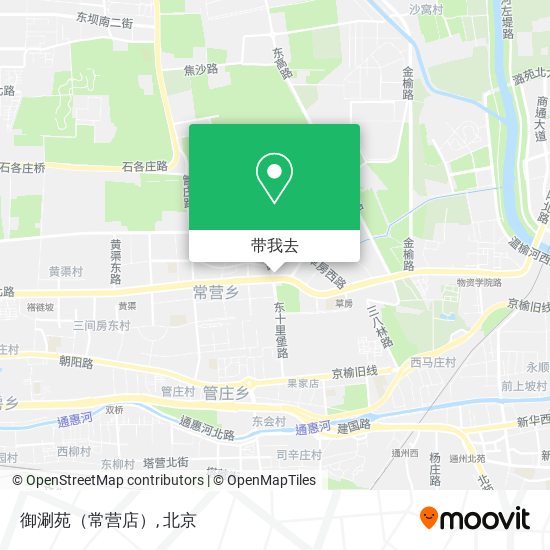 御涮苑（常营店）地图
