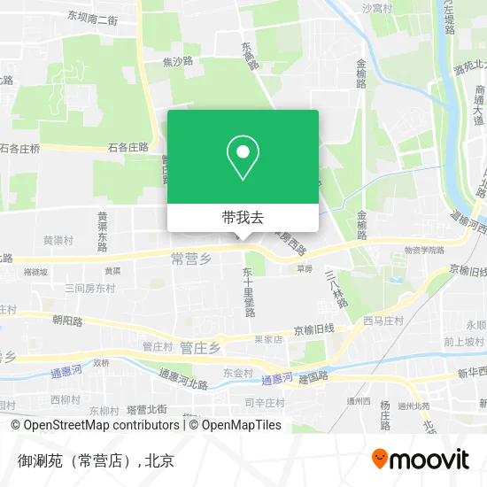 御涮苑（常营店）地图