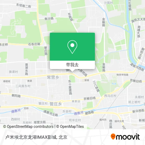 卢米埃北京龙湖IMAX影城地图