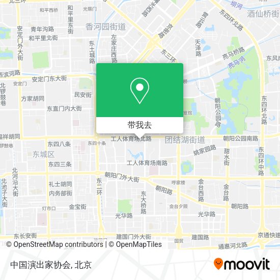 中国演出家协会地图