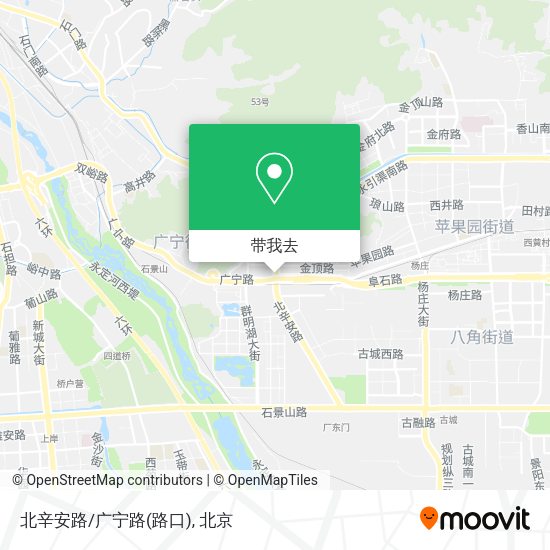 北辛安路/广宁路(路口)地图