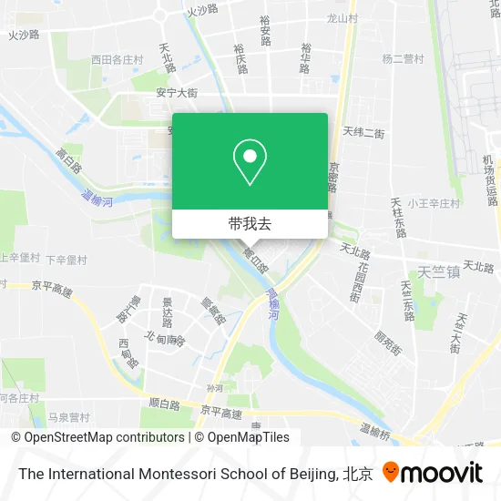 The International Montessori School of Beijing地图