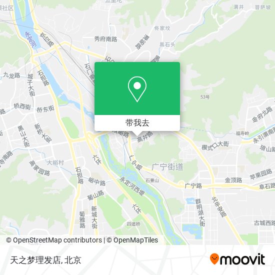 天之梦理发店地图