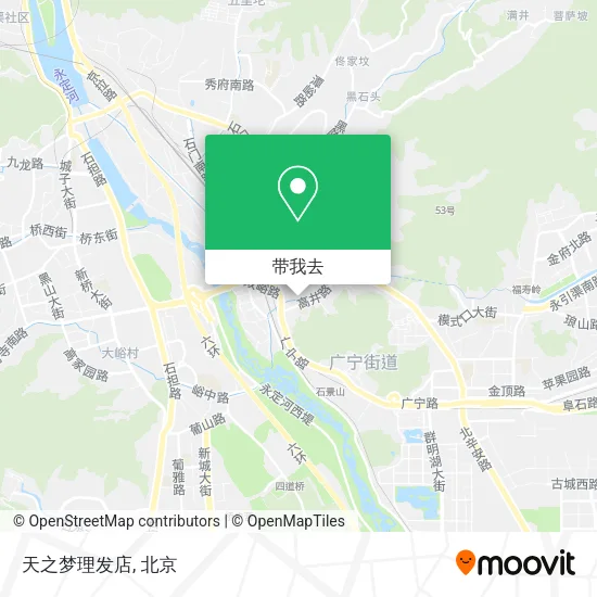 天之梦理发店地图