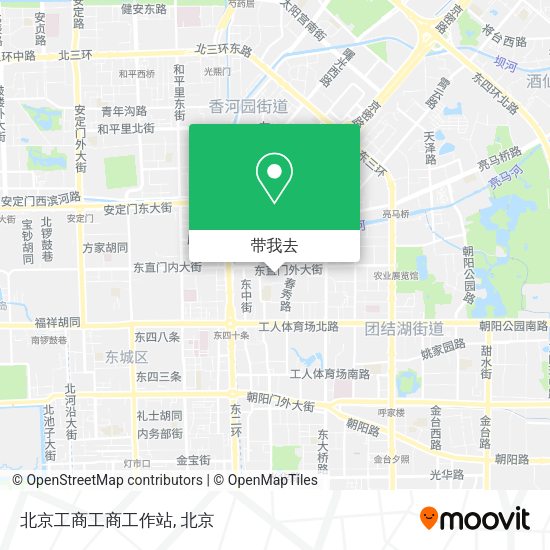 北京工商工商工作站地图