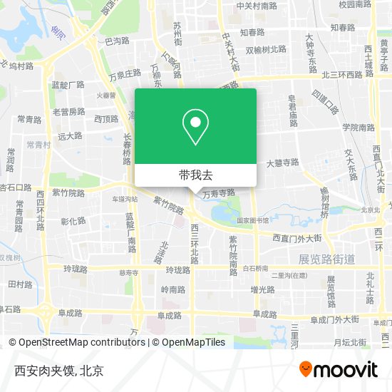 西安肉夹馍地图