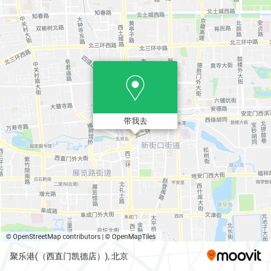 聚乐港(（西直门凯德店）)地图