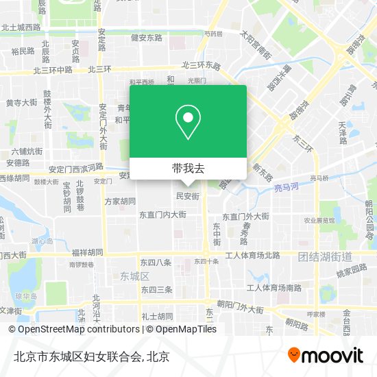 北京市东城区妇女联合会地图