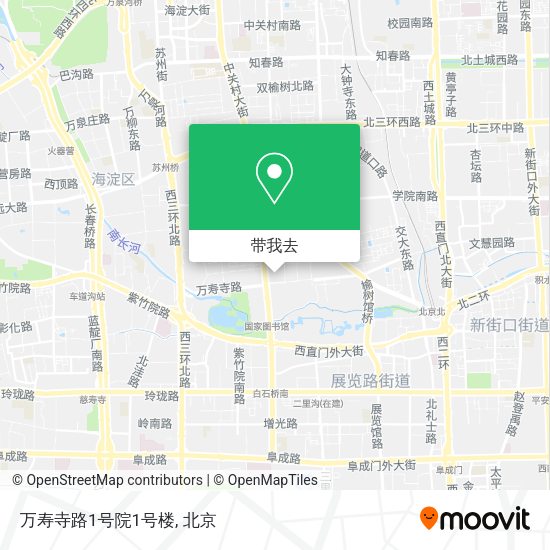 万寿寺路1号院1号楼地图