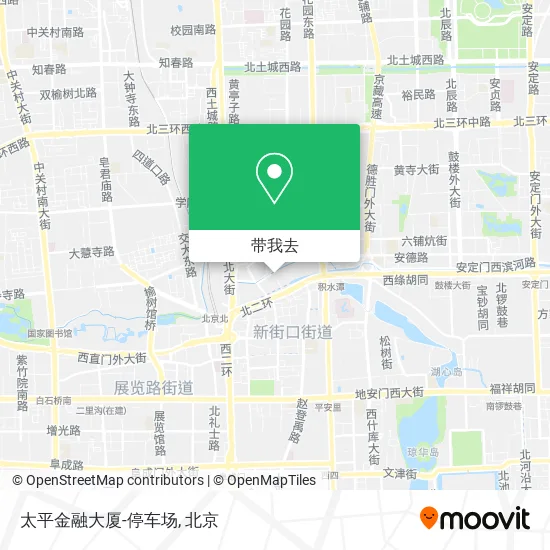 太平金融大厦-停车场地图