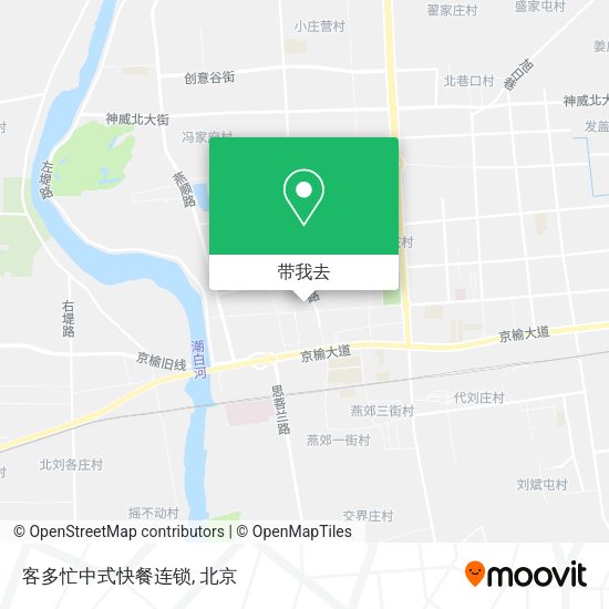 客多忙中式快餐连锁地图