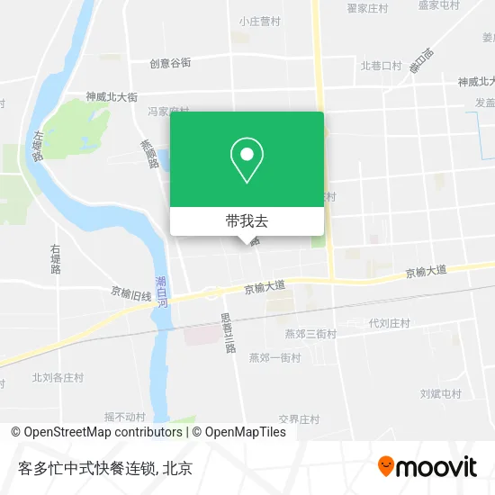 客多忙中式快餐连锁地图