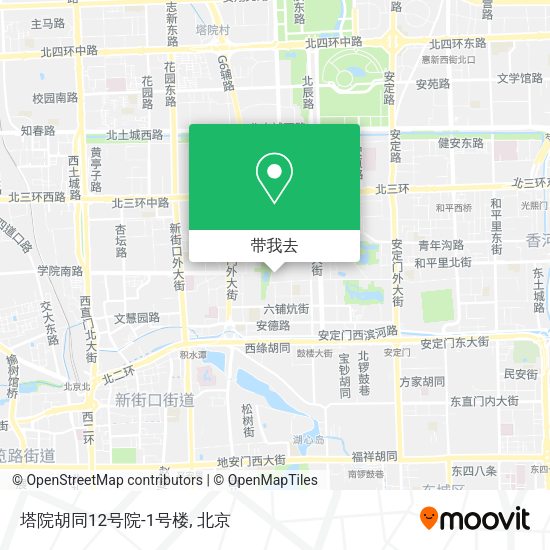 塔院胡同12号院-1号楼地图