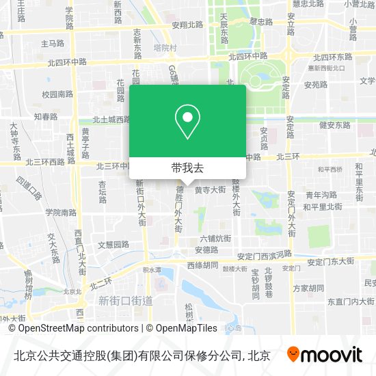 北京公共交通控股(集团)有限公司保修分公司地图