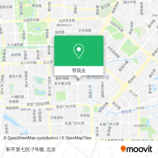 和平里七区-7号楼地图