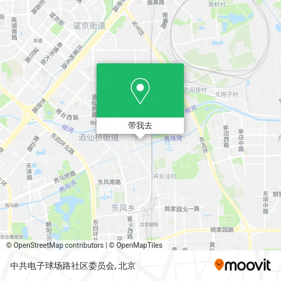 中共电子球场路社区委员会地图