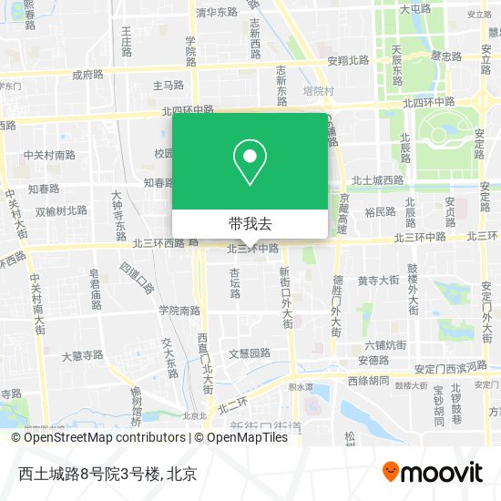 西土城路8号院3号楼地图