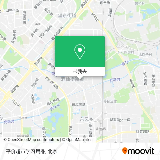 平价超市学习用品地图