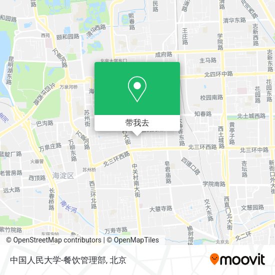 中国人民大学-餐饮管理部地图