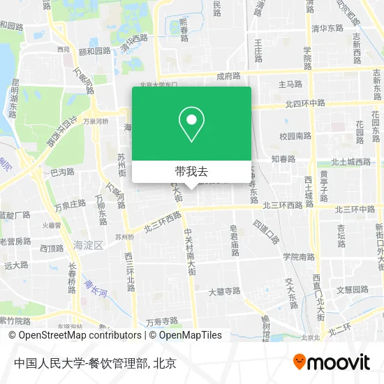 中国人民大学-餐饮管理部地图
