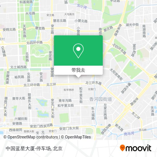 中国蓝星大厦-停车场地图