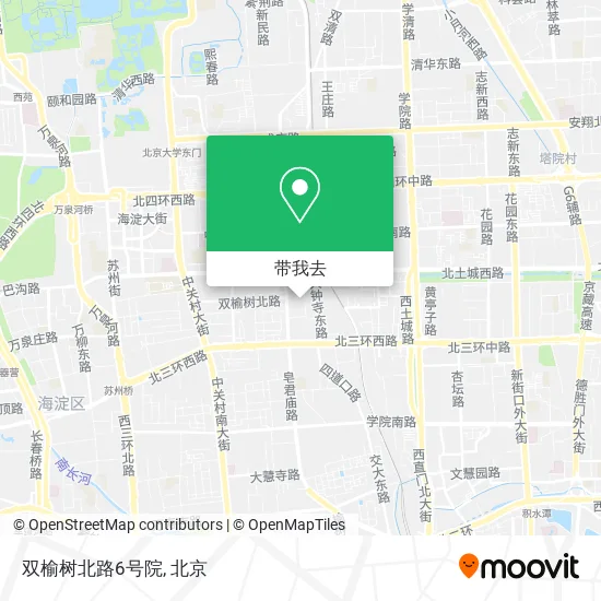 双榆树北路6号院地图