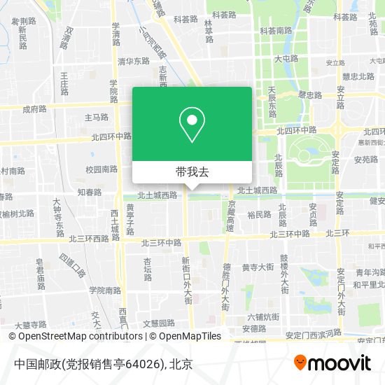 中国邮政(党报销售亭64026)地图