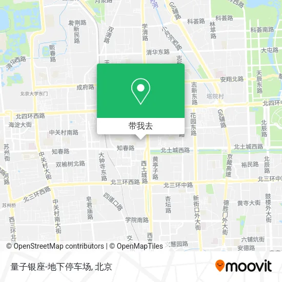 量子银座-地下停车场地图