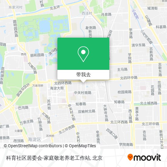 科育社区居委会-家庭敬老养老工作站地图