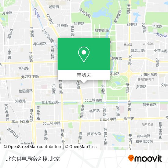 北京供电局宿舍楼地图